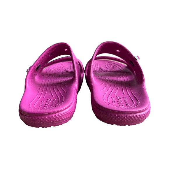 Crocs Classic Crocs Sandal (206761) - Fuchsia Fun Unisex Men’s Sz 5 Women’s Sz 7 - Picture 7 of 13